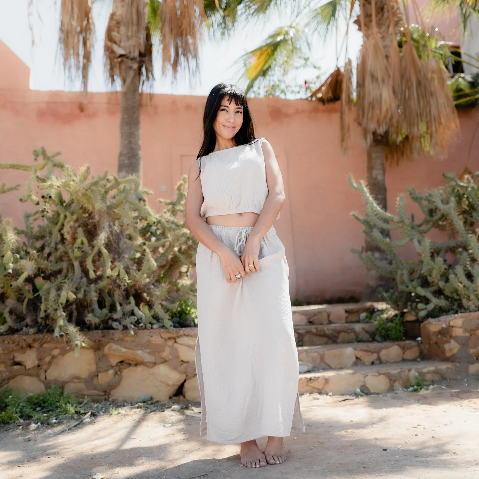 Musselin Crop Top Marie - Image 12