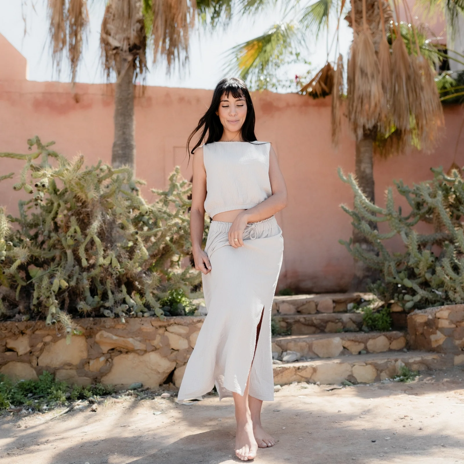 Musselin Crop Top Marie - Image 11
