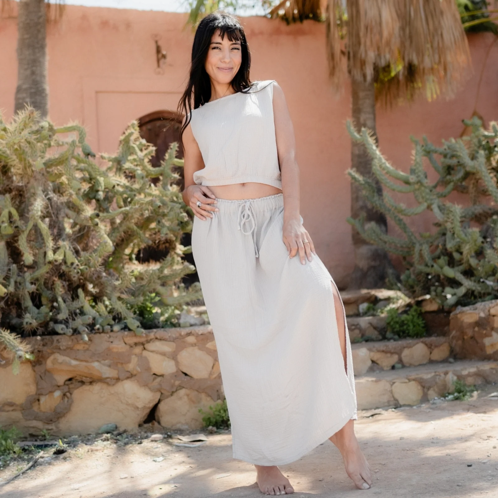 Musselin Crop Top Marie - Image 21