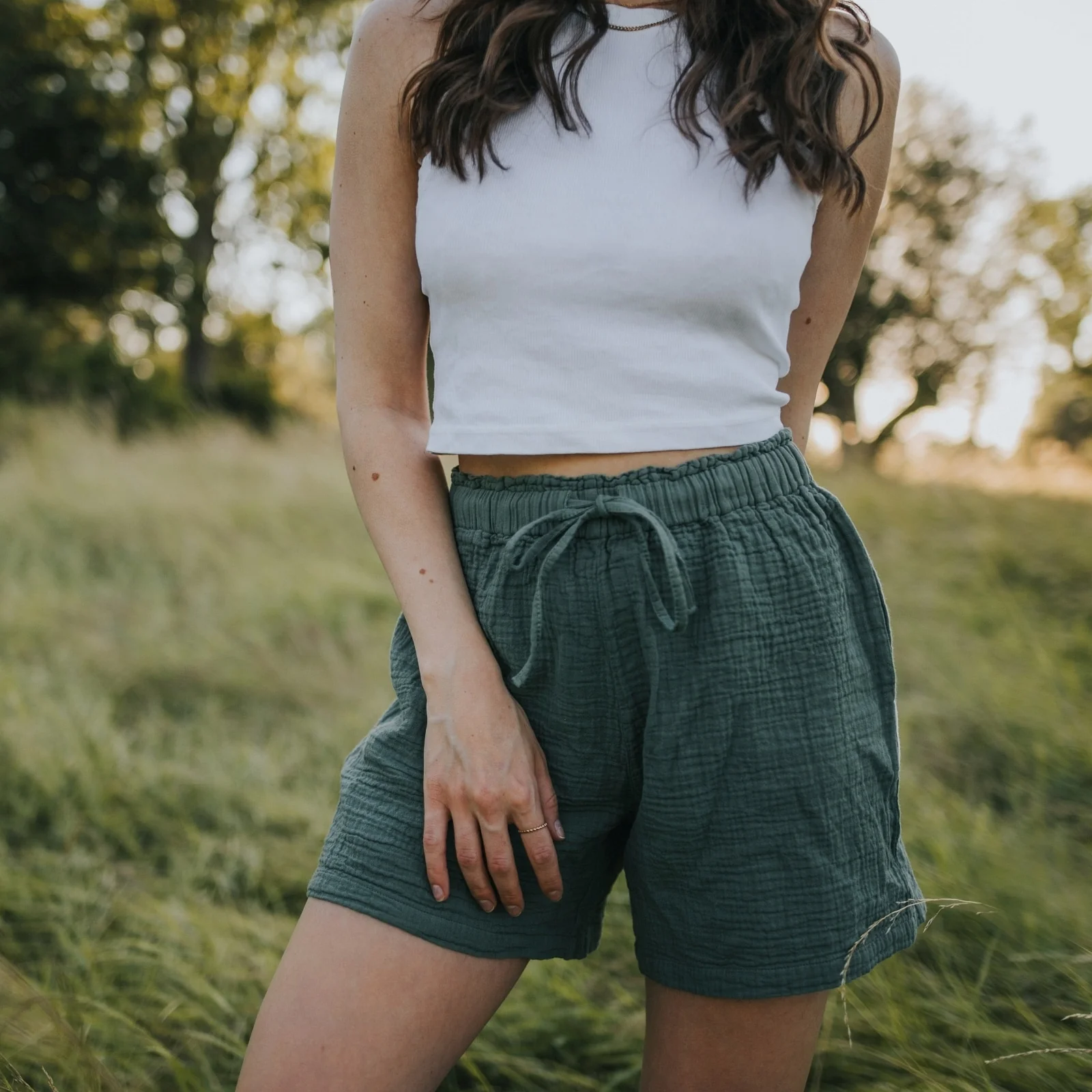 Musselin Shorts Leja - Image 3