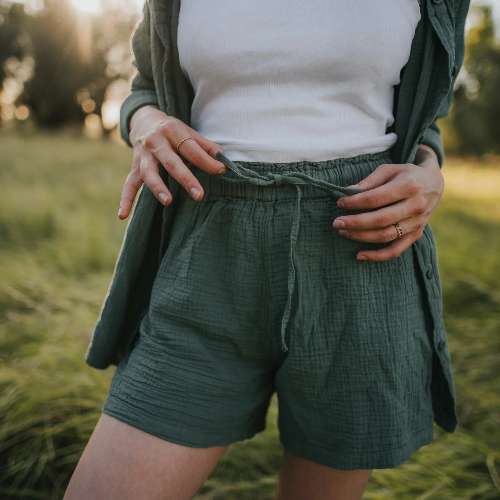 Musselin Shorts Leja - Image 5